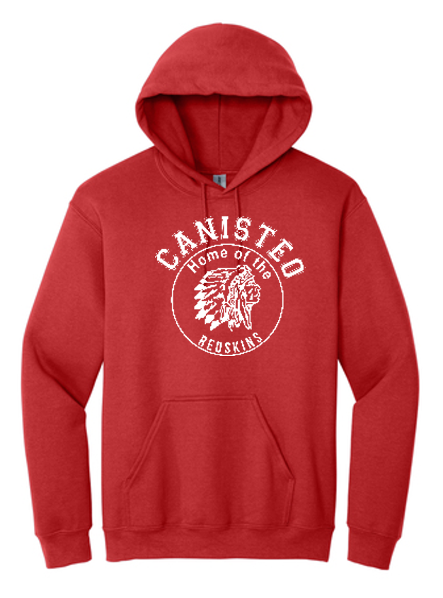 Canisteo Home of the Redskins - Fan Favorite™ Fleece Pullover Hooded ...